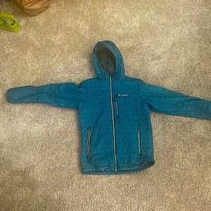Columbia Cyan windbreaker men’s size small